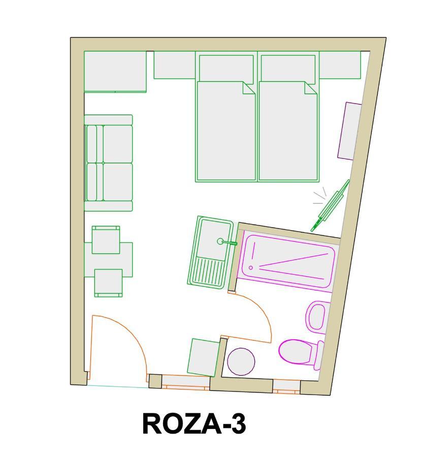 Apartments M&R Spadina Водице Екстер'єр фото